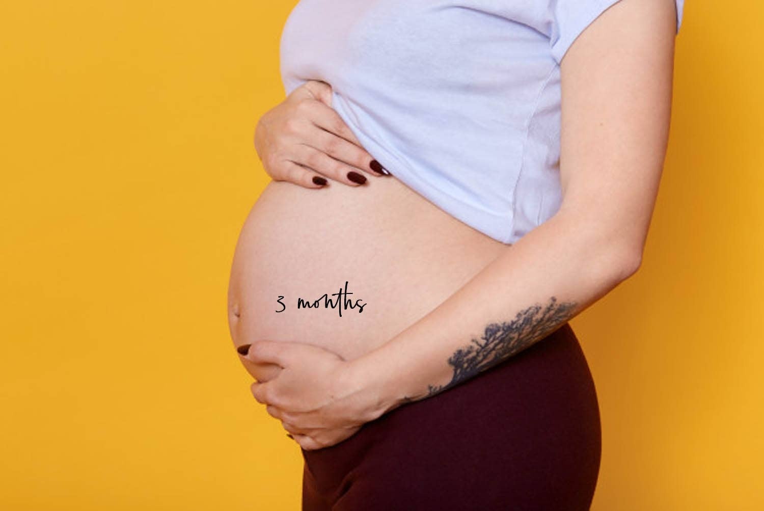 Maternity Temporary Tattoo, Customizable Pregnancy Announcement, Maternity  Photo Prop, Baby Shower Gift for Mom to Be, Personalized Baby - Etsy